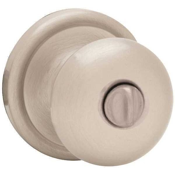 Kwikset Hancock Satin Nickel Privacy Bed/Bath Door Knob 730H 15 6AL RCS - main